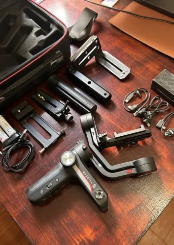 Gimbal Zhiyun Weebill S + Case Rígida + Handle Extra + Plate Vertical | Estado de Novo