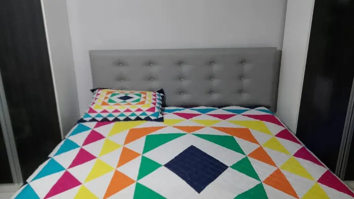 Cama box king size completo- (Base, colchão e cabeceira).