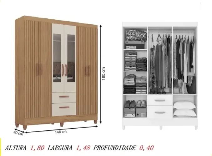 ROUPEIRO FORTALEZA - 6 PORTAS