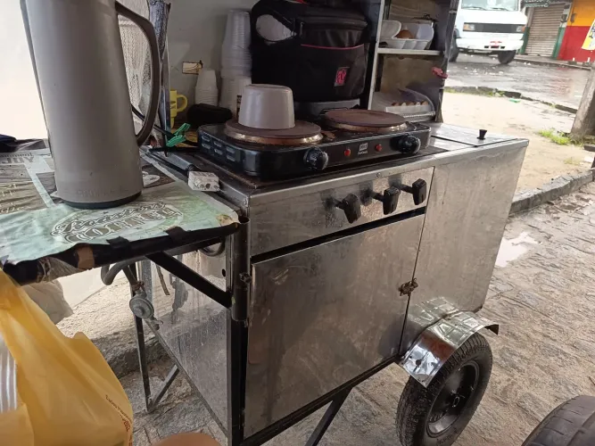 Carroça de cachorro quente