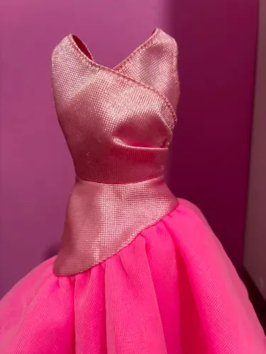 Vestido vintage boneca Barbie Estrela 1982