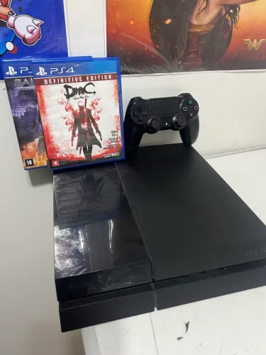 Ps4 500GB 1 controle somos loja