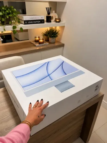 Imac M4 , 24 Polegadas - Cor Silver 256GB - 16GB - Emitimos NF - Pronta Entrega - Até 18x