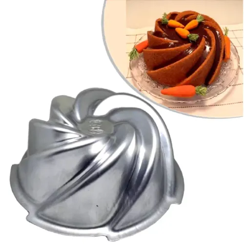 Forma espiral bolo vulcão - 2 Unidades
