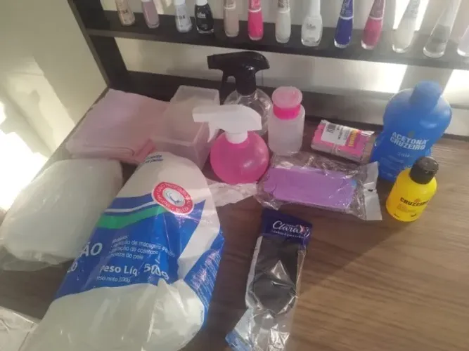 materiais para manicure