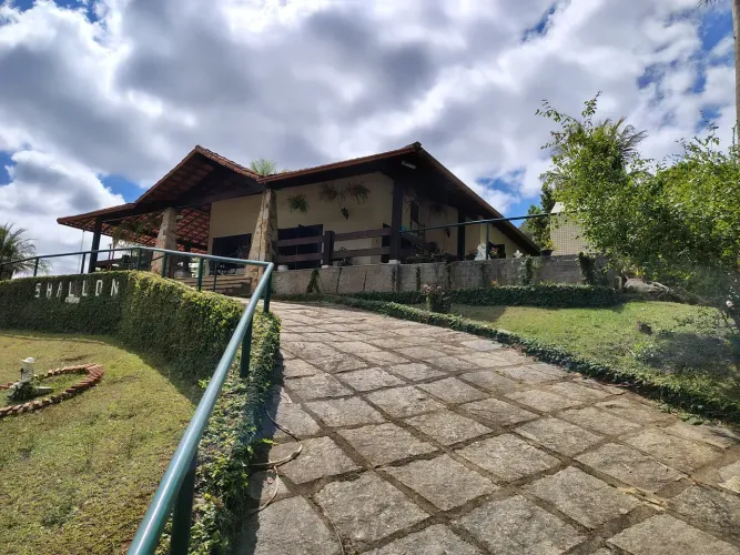 PEDRA BONITA GRANJA 5000m2 04 QUARTOS 3 SUÍTE SALA LAREIRA  VARANDA PISCINA AÇUDE POMAR