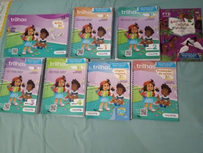 Kit de Livros FTD - Trilhas Sistema de Ensino 3º ANO Ensino Fundamental