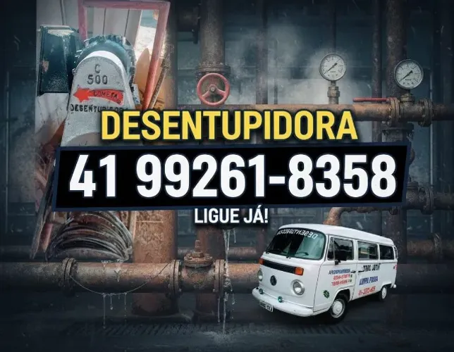 Desentupidora de esgoto 24 horas