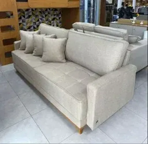 Sofá 2,20m Linho - (Oferta)!!