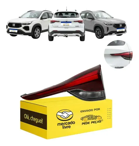 Sinaleira Traseira Tampa Fiat Pulse 2022 23 A 2026 C/led Ld Direito/passageiro
