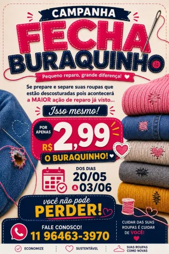 Conserto de roupa 