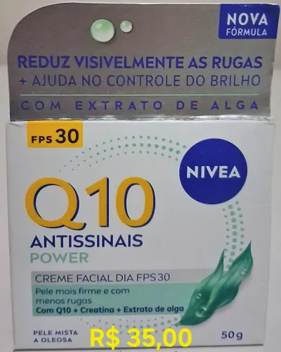 Creme hidratante Nivea Q10 Antissinais