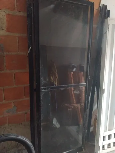 Porta de correr de varanda de apartamento