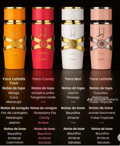 Coleção original Yara 25 ml por apenas (100 reais cada)