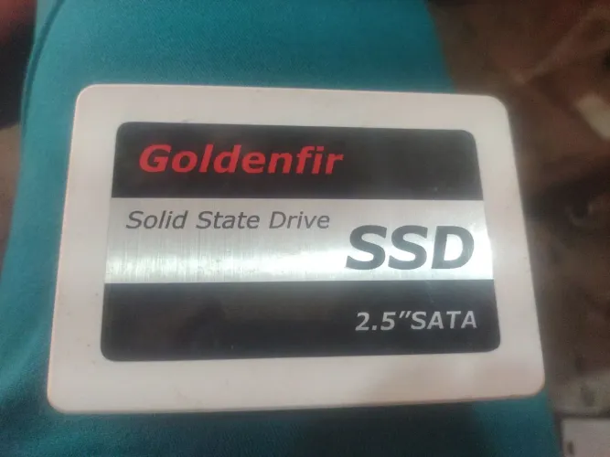 SSD goldenfir 128 gigas usado funcionando perfeitamente ótimo estado