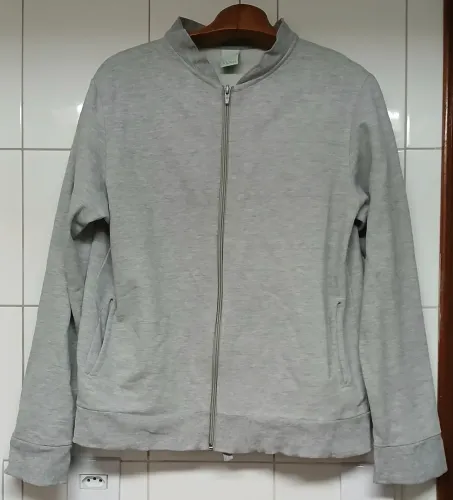 Blusa Moletom Malwee Cinza Tamanho G<br>