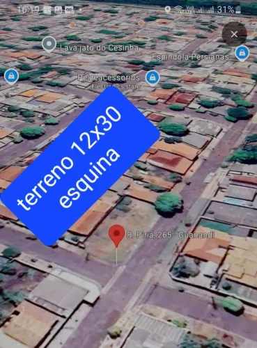 Terreno de esquina guanandi