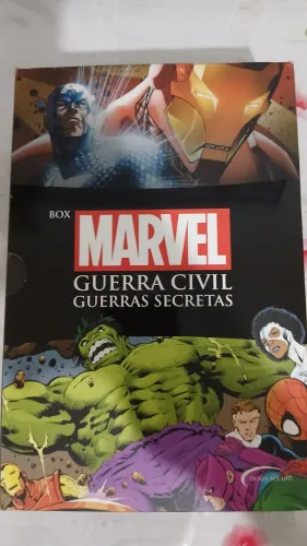 Box Marvel Guerra Civil e Guerra Secretas