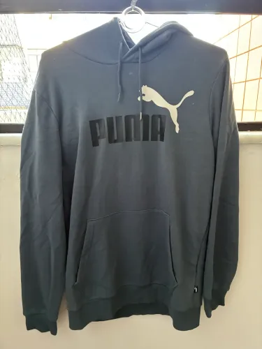 Casaco Moletom Puma Cinza