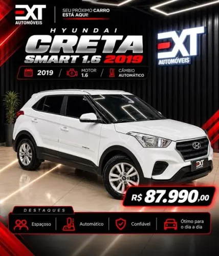 Hyundai Creta Smart 1.6 16V Flex Aut. 2019
