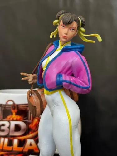 Boneco Street Fighter Chun-li Action Figure Colecionaveis