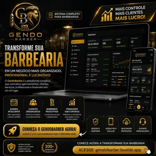 Agenda Para Barbearia - R$15,20 Mês 