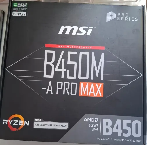 Placa mãe B450M A PRO MAX