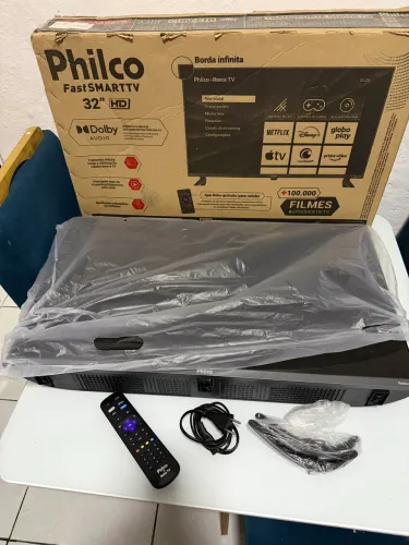 Tv smart Philco 32 nota fiscal zerada garantia até 2027 