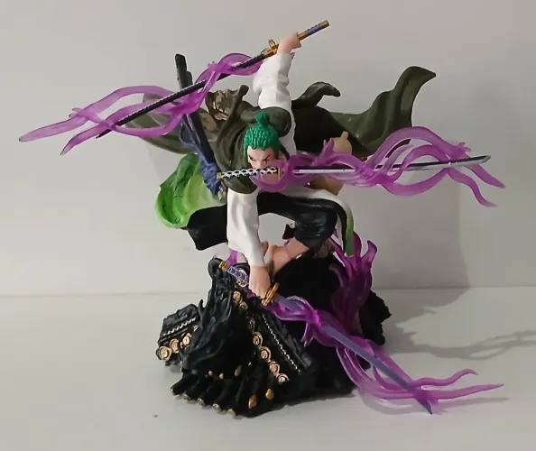 BONECO ACTION FIGURE ONE PIECE ZORO SANTORYU POSIÇÃO