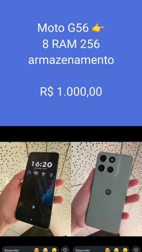 Vendo moto G56