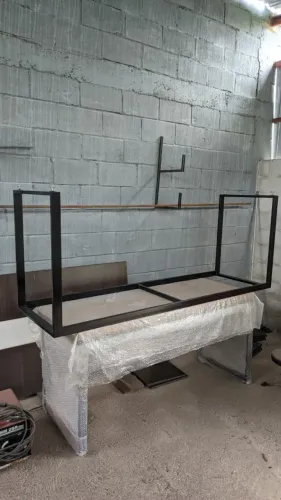 Estrutura mesa industrial