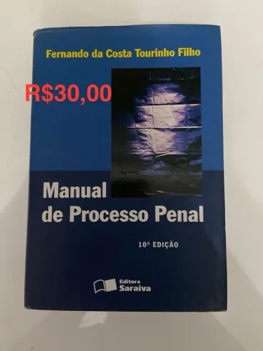 Livro manual de processo penal - Fernando da Costa Tourinho Filho