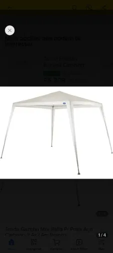 Tenda Gazebo Rafia 3x3 Mor