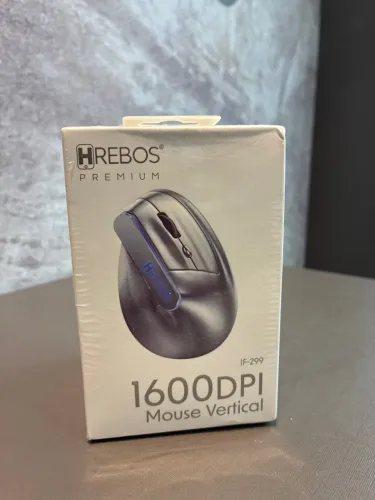 Mouse Vertical Ergonômico Hrebos Premium (modelo IF-299),
