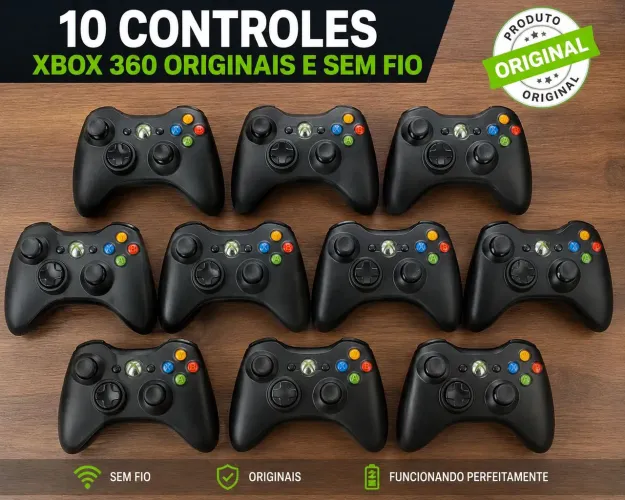 ? Controles originais xbox 360 ?