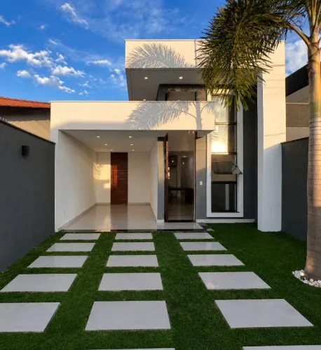 vende se casa com 3 quartos mobiliada