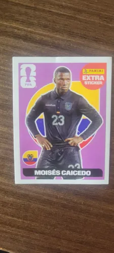 Figurinha Moisés Caicedo LEGEND ROXA R$60,00
