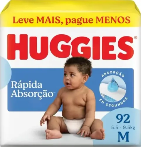 LOTE COMPLETO DE FRALDAS HUGGIES ? SALVADOR