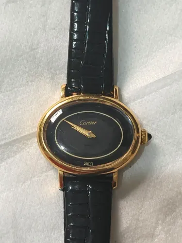 Relógio cartier antigo a corda manual funcionando perfeitamente