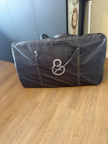 Berço Co-leito Galzerano Colin Cinza + Bolsa de Transporte