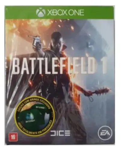 Jogo Xbox One - Battlefield 1- Mídia Física/Ed.c/Brinde(Camisa)- Original; NOVO e Lacrado.
