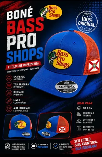 Boné Bass Pro Shops original 