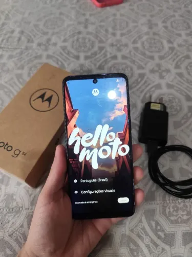 Moto G54 / 5g com caixa e carregador 