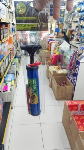 Bomba de Ar Manual Portátil Bola de Futebol e Infláveis - Entrega Grátis