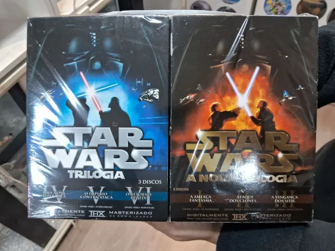 Box completo star wars épicos de 1 a 6 lacrado
