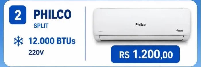 Ar condicionado 12.000 BTUs