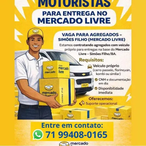 Motorista entregador