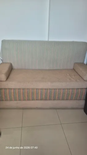Sofá cama modular 3 peças 