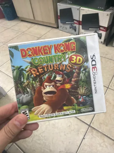 Donkey Kong Country Returns 3D - Mídia Fiwica - Nintendo do 3DS