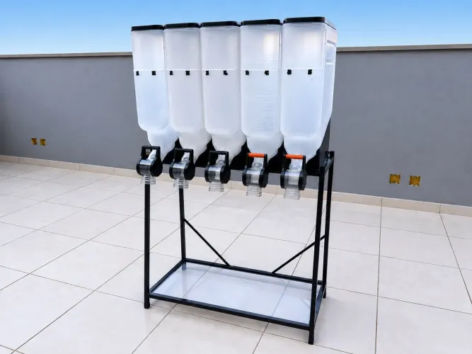 Dispenser para Ração/Grãos 5 módulos - 20kg